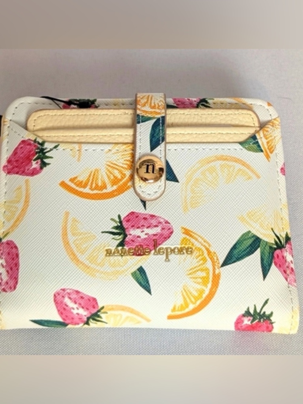 Nanette Lepore Fruit Salad Print Wallet